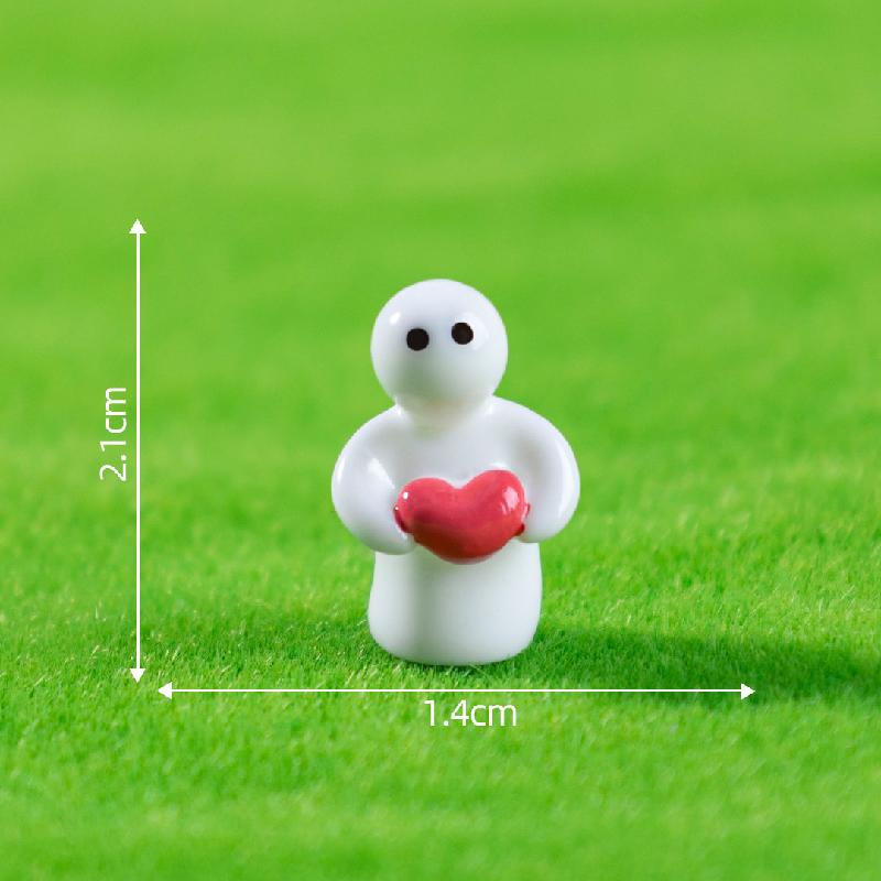 跨境外贸微景观创意互动简约小人公仔 DIY装饰品挂配件迷你小摆件