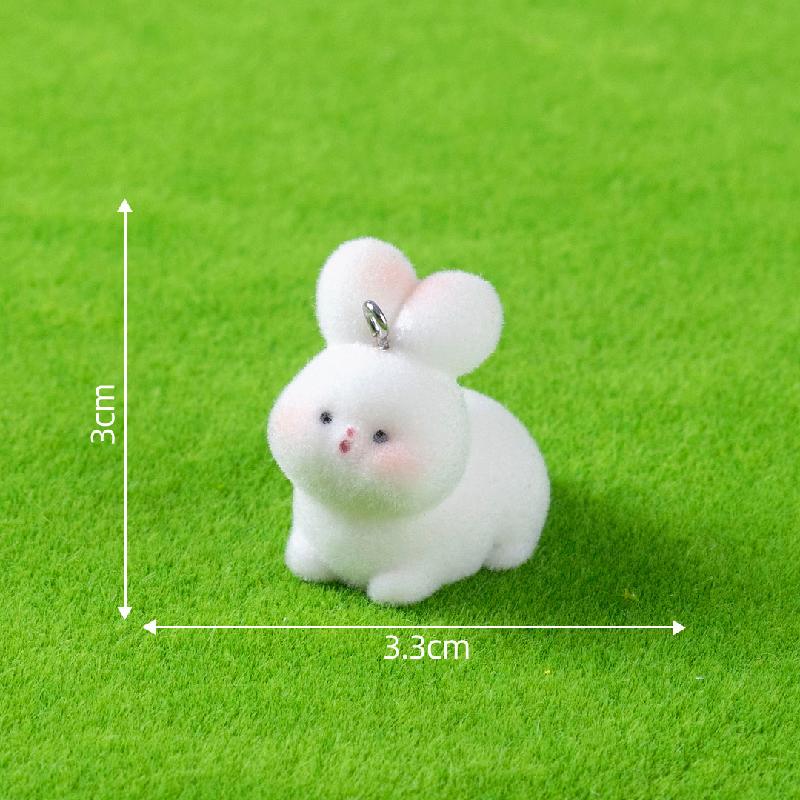 植绒公仔创意可爱小动物系列萌粒 DIY装饰品摆件包包钥匙扣挂配件