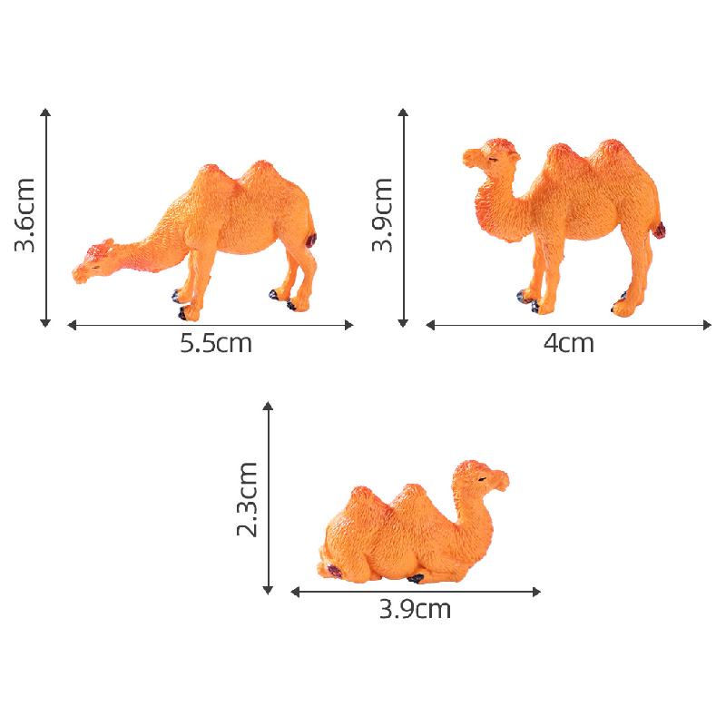 跨境微景观创意骆驼公仔沙漠造景 DIY装饰品挂配件迷你塑料小摆件