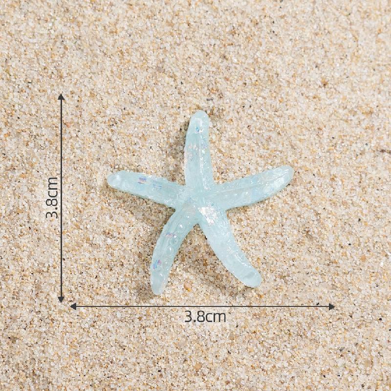 Sao biển và vỏ sò mini resin trang trí ốp điện thoại (ZC-757)