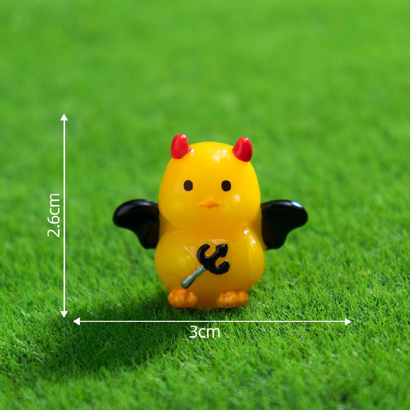 微景观创意可爱小猪猫猫天使萌粒公仔 DIY装饰配件迷你树脂小摆件