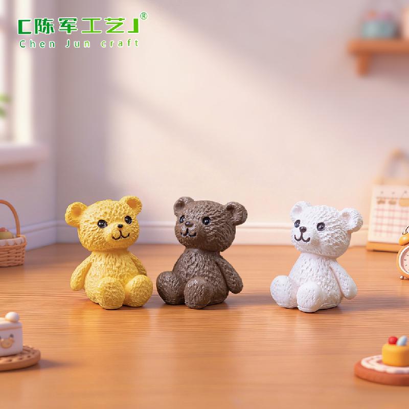 Gia đình gấu dễ thương tiểu cảnh trang trí chậu cây (ZC-835)
