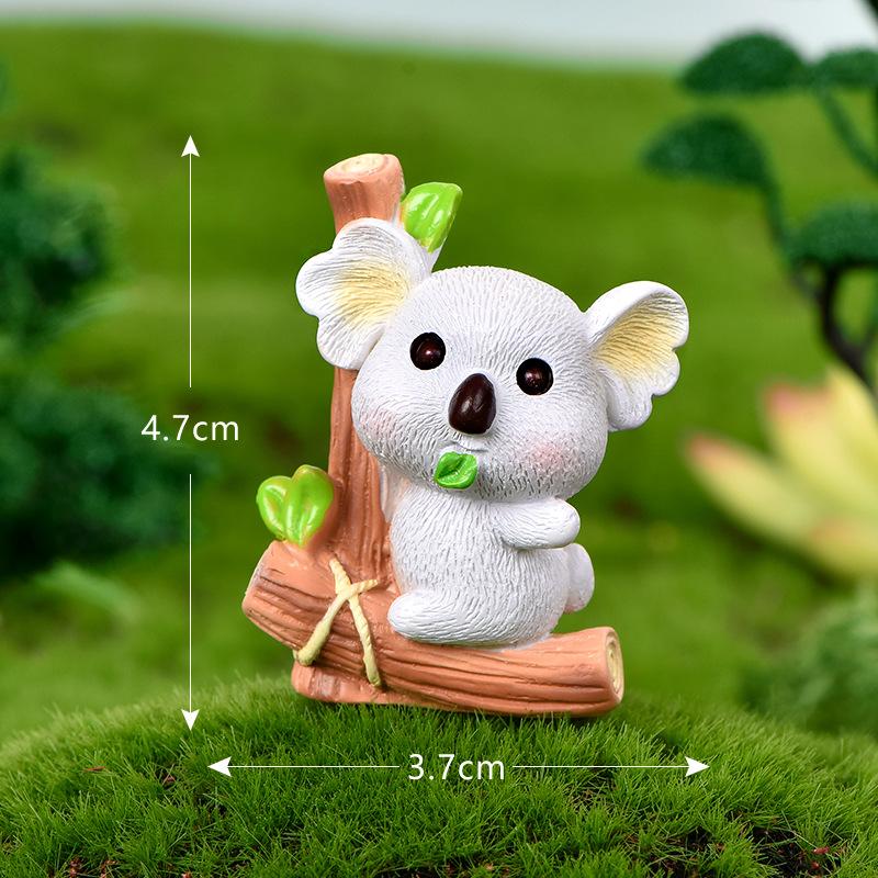 Tiểu cảnh koala dễ thương, phụ kiện trang trí quả cầu mini (ZC-407)