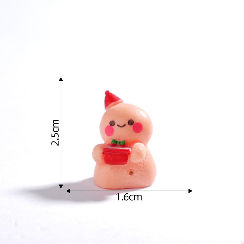 跨境微景观创意圣诞姜饼人公仔节日造景 DIY装饰品配件迷你小摆件