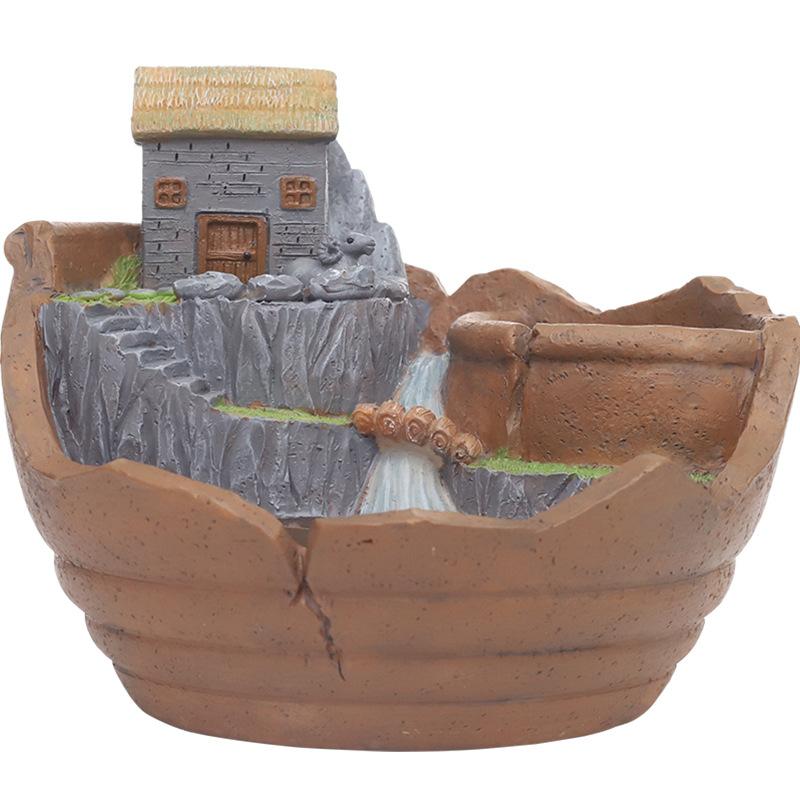 Chậu cây mọng nước treo phong cách vườn trên không, chậu resin hoạt hình, trang trí ban công (RG-157)