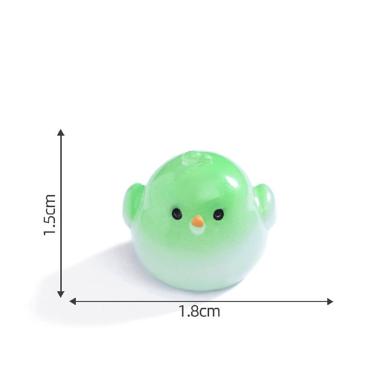 微景观创意小号云雀小鸡萌粒盲袋 DIY装饰品挂配件迷你桌面小摆件