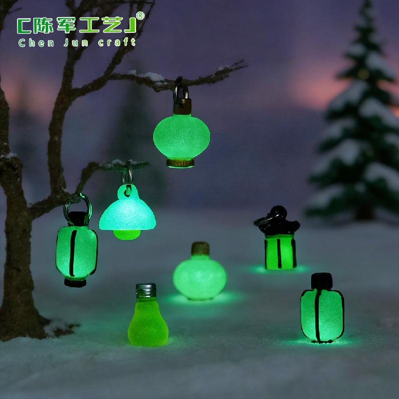 Đèn treo cổ điển phát sáng mini nhà búp bê (PK-715)