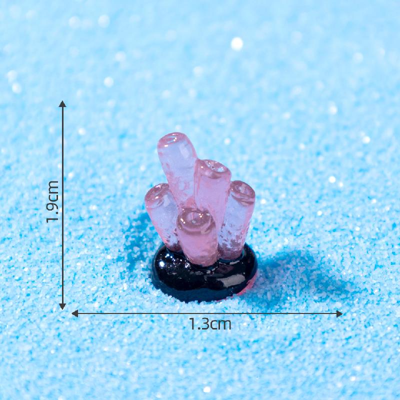 跨境新品微景观夜光小珊瑚 鱼缸海洋造景DIY装饰品配件迷你小摆件