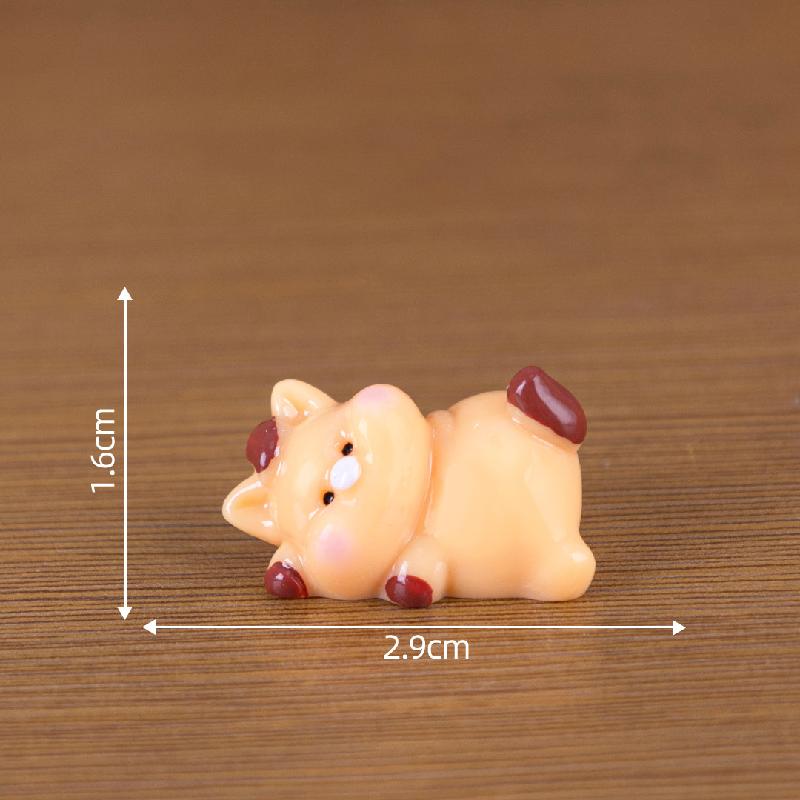 微景观创意十二生肖排排趴萌粒 DIY装饰品配件迷你车载桌面小摆件