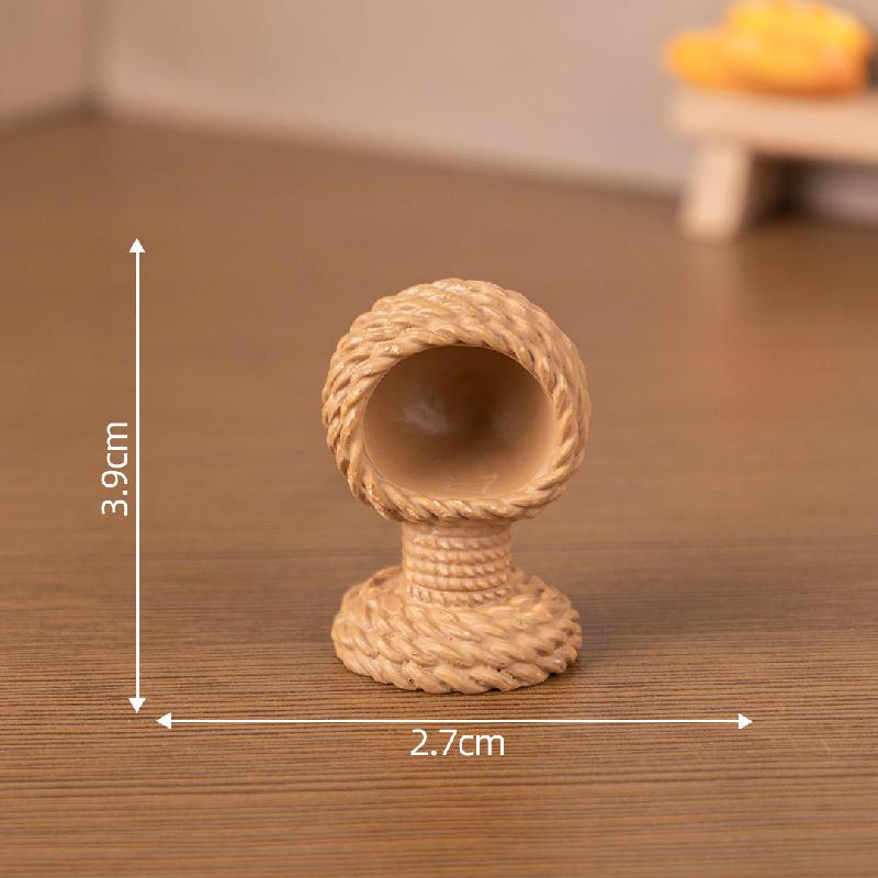 微景观创意可爱猫爬架小猫公仔娃娃屋 DIY装饰配件迷你桌面小摆件