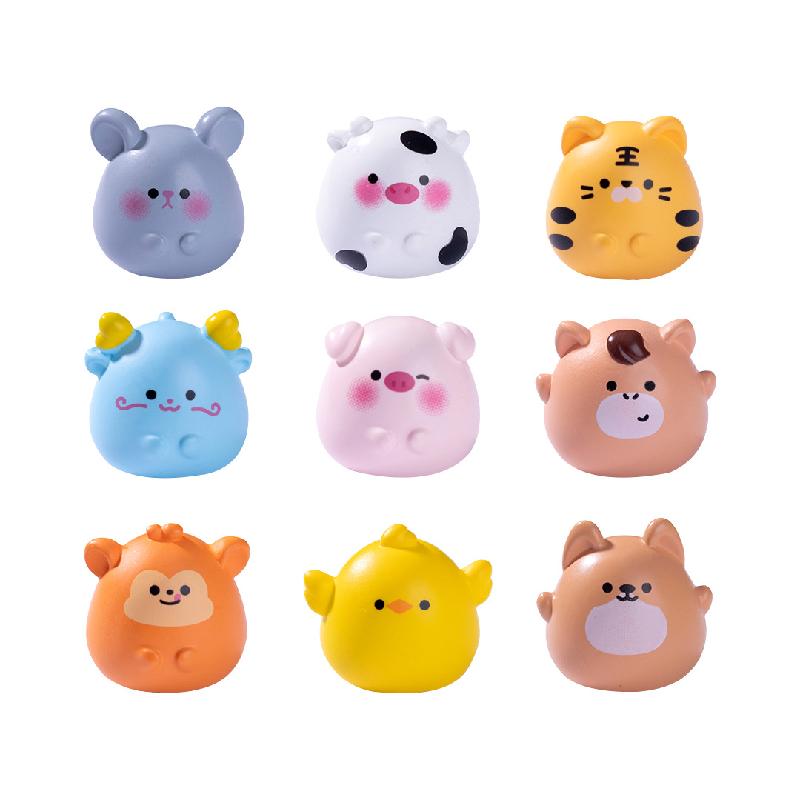 微景观创意可爱十二生肖小动物萌粒公仔 DIY装饰品配件迷你小摆件