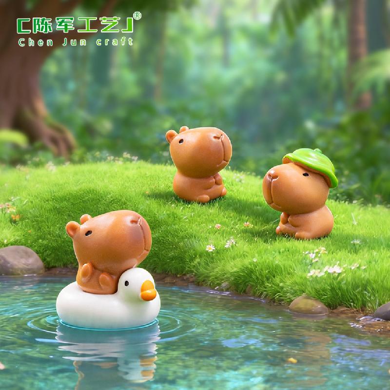 Capybara Phao Bơi Mini Trang Trí (PK-239)