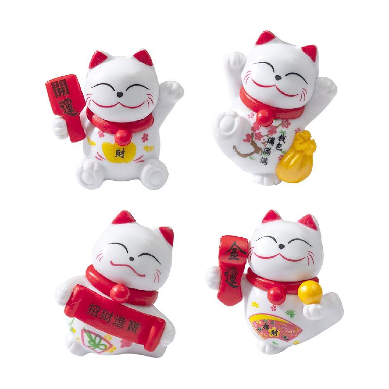 Mèo mini trang trí bánh sinh nhật, xe hơi dễ thương (ZC-634)