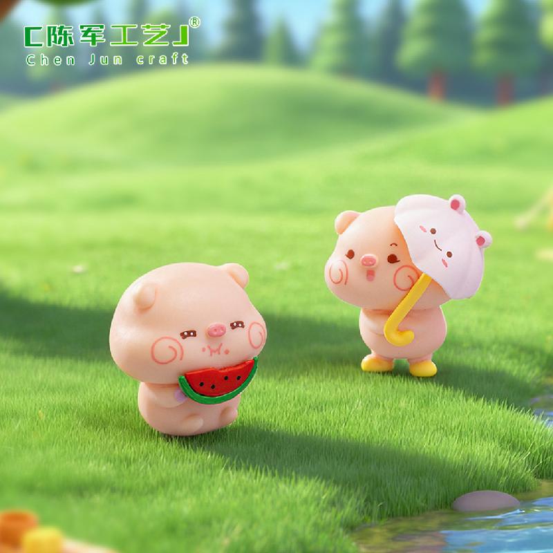 Tiểu cảnh heo Pi Yuu dễ thương, trang trí cây cảnh mini (ZC-435)