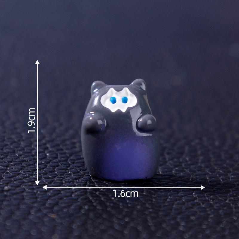 跨境新品微景观棺材僵尸萌粒万圣节造景 DIY装饰品配件迷你小摆件