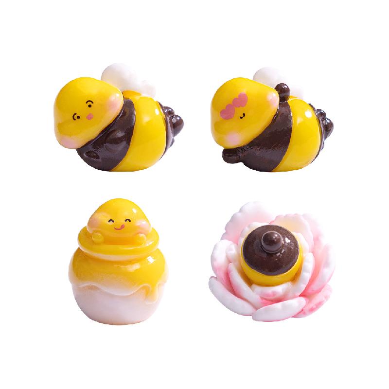 微景观创意贪吃小蜂蜜蜂巢园艺造景 DIY装饰配件迷你小桌面小摆件