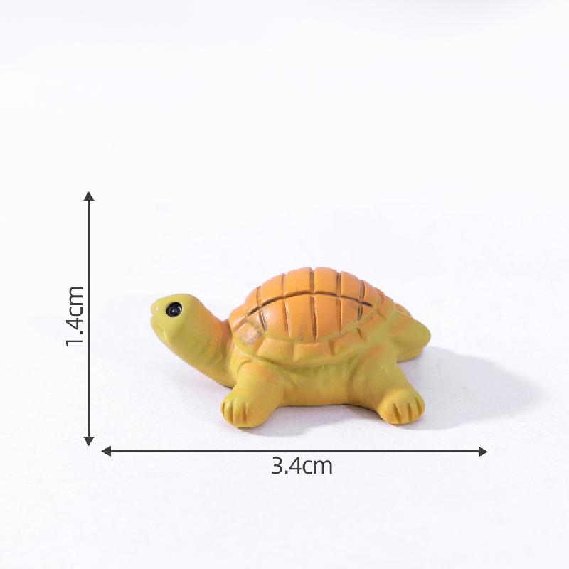 微景观创意仿真海龟小乌龟海洋动物 鱼缸造景DIY装饰品配件小摆件