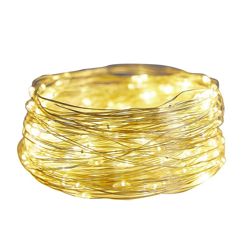 Dây đèn LED dạng sao, nút bấm, sử dụng pin, với dây đồng. Hoàn hảo cho trang trí hoa và sự kiện, tạo hiệu ứng ánh sáng lấp lánh và không khí lãng mạn.