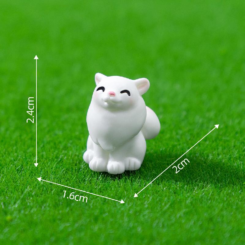 12 mẫu động vật dễ thương resin trang trí tiểu cảnh (ZC-716)