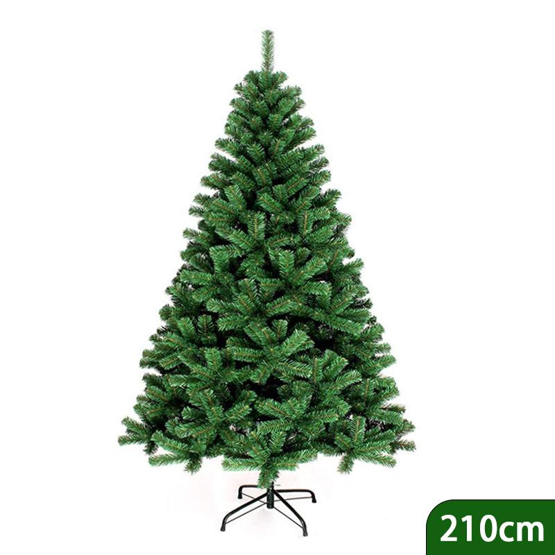 Cây thông Giáng Sinh mini giả 1.5m và 1.22m - cây thông dày đặc với lá thông giả, lý tưởng cho trang trí và quà tặng trong mùa lễ hội.