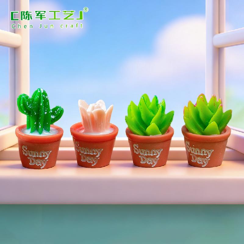 Tiểu cảnh đa dạng cây mọng nước, trang trí cây cảnh DIY (ZC-445)