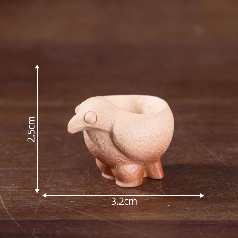 微景观创意仿真博物馆文物四羊方尊 DIY装饰品配件迷你挖宝小摆件