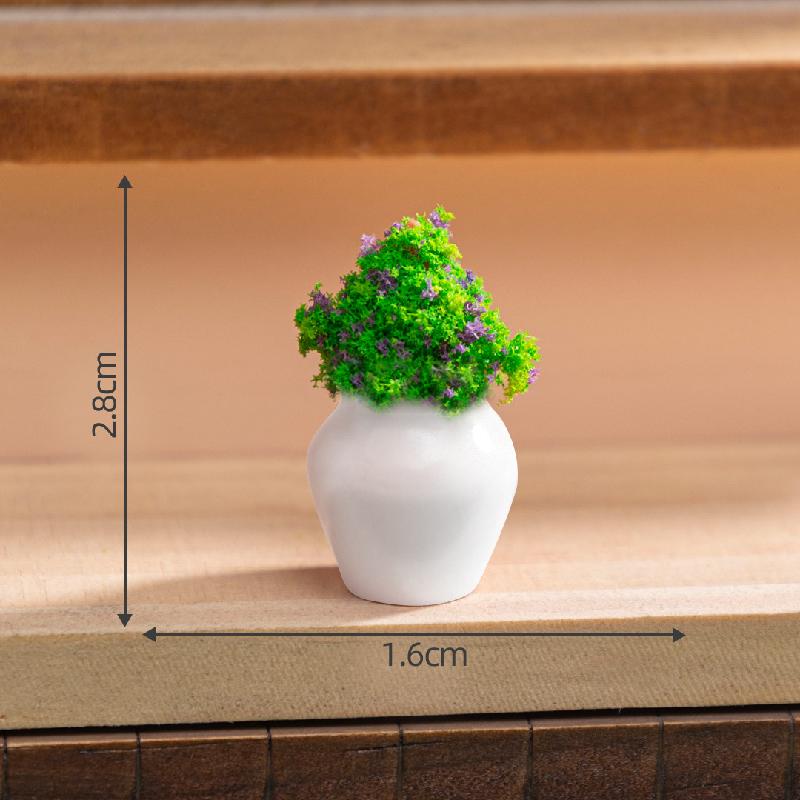 Tiểu cảnh cây cảnh mini giả, lọ sinh thái DIY, phụ kiện treo bàn tiểu cảnh mini (ZC-497)