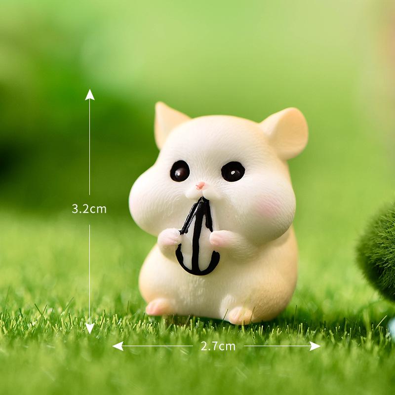 Chuột hamster háu ăn, Pho mát, Bao Gạo, Đĩa (PK-73)