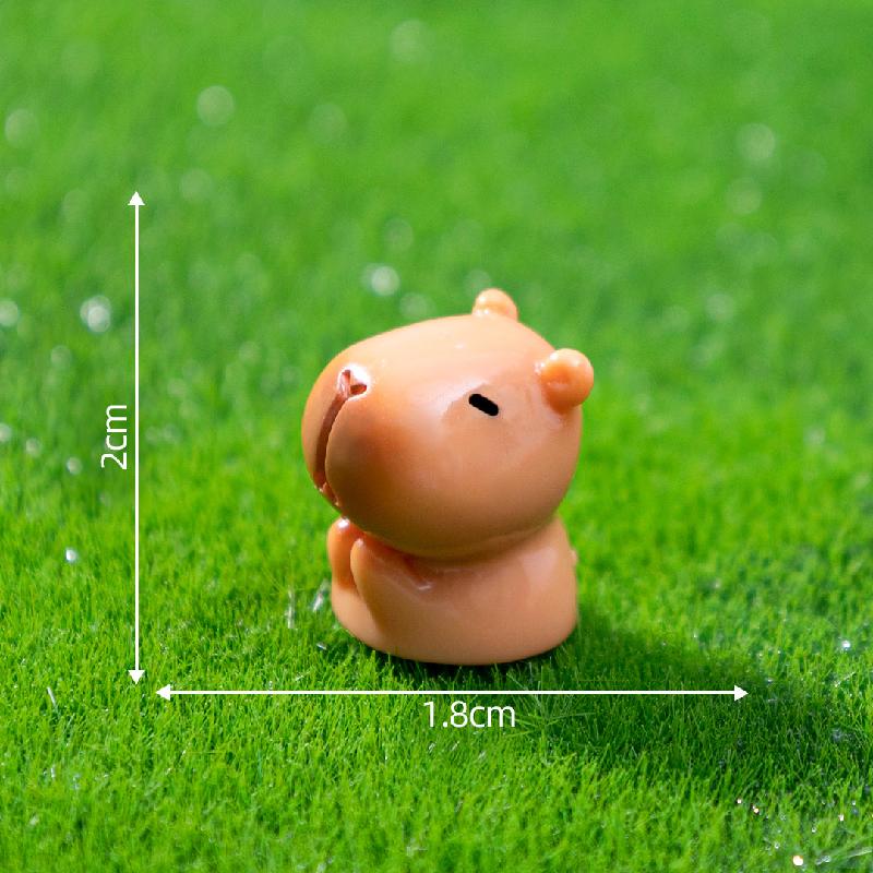 微景观创意可爱卡皮巴拉园艺造景 DIY装饰品挂配件迷你桌面小摆件