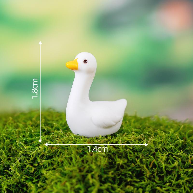 Tiểu cảnh ếch và vịt vàng nhỏ, trang trí đáng yêu mini (ZC-24)