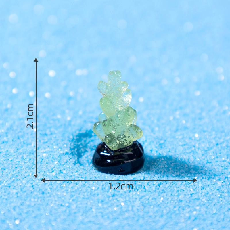 跨境新品微景观夜光小珊瑚 鱼缸海洋造景DIY装饰品配件迷你小摆件