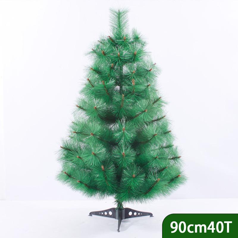 Cây thông Giáng Sinh mini giả 1.5m và 1.22m - cây thông dày đặc với lá thông giả, lý tưởng cho trang trí và quà tặng trong mùa lễ hội.