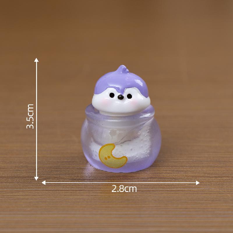 微景观创意小小兔子动物冰杯仿真食玩 DIY装饰配件迷你桌面小摆件