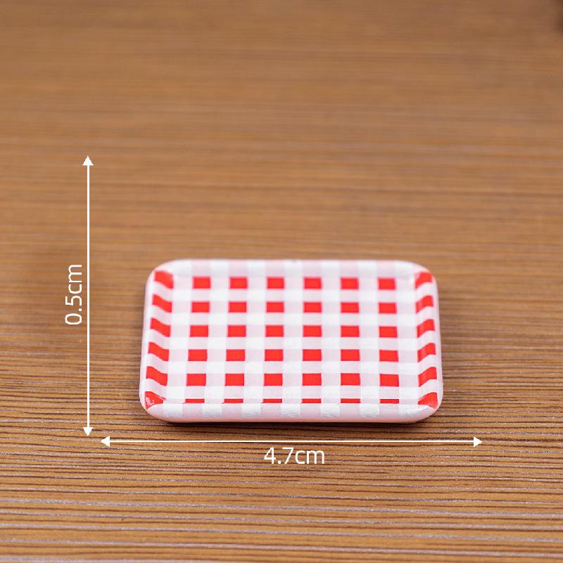 Khay trà gỗ đỏ nơ bướm mini (PK-723)