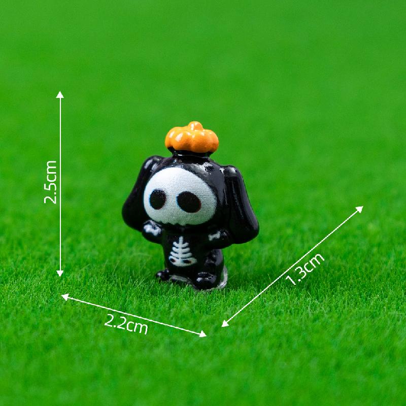 Thú nhỏ đầu lâu Halloween mini trang trí tiểu cảnh (PK-689)