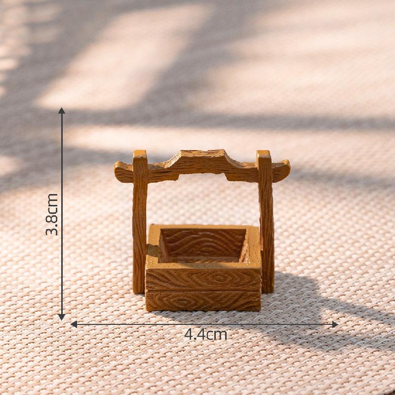 微景观创意古风食盒篮子模型 娃娃屋diy装饰品配件微缩迷你小摆件