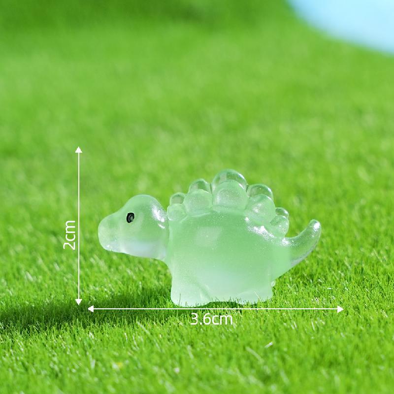 外贸新品微景观创意夜光小恐龙萌粒盲袋 DIY装饰品配件迷你小摆件