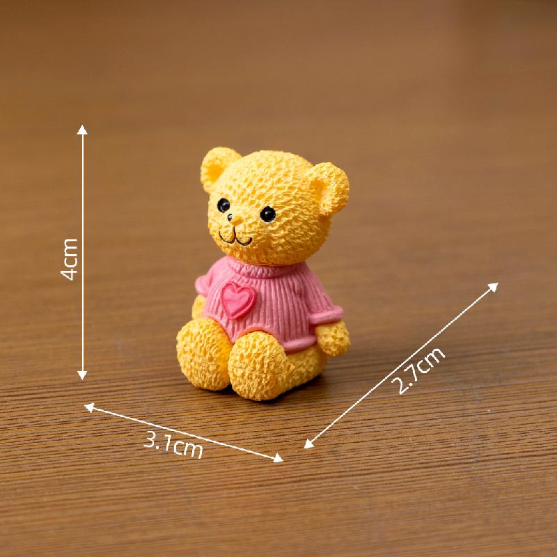 Gia đình gấu dễ thương tiểu cảnh trang trí chậu cây (ZC-835)