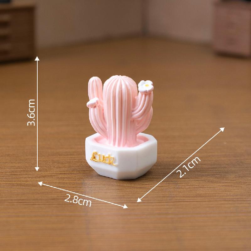 Tiểu cảnh xương rồng mini, quà tặng trang trí nữ tính (ZC-54)