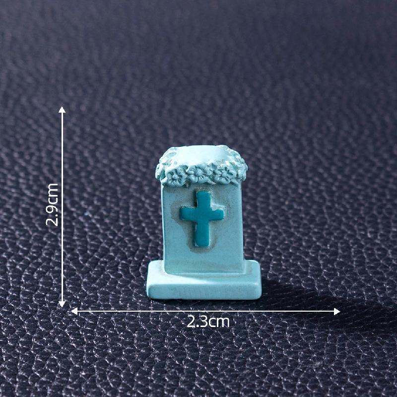 跨境外贸微景观创意万圣节骷髅节日造景 DIY装饰品配件迷你小摆件