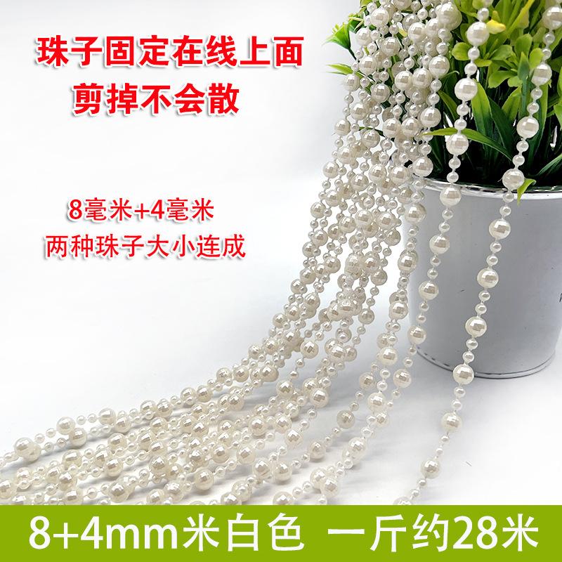 Dây chuỗi ngọc trai giả ABS từ 6-14mm, lý tưởng cho trang trí đám cưới. Đem đến vẻ đẹp sang trọng và tinh tế cho các sự kiện đặc biệt.