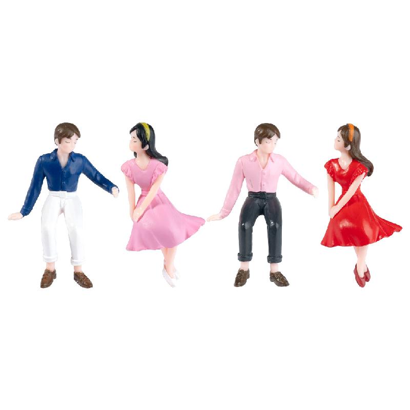 微景观创意长椅情侣七夕节日造景 DIY装饰配件迷你汽车桌面小摆件