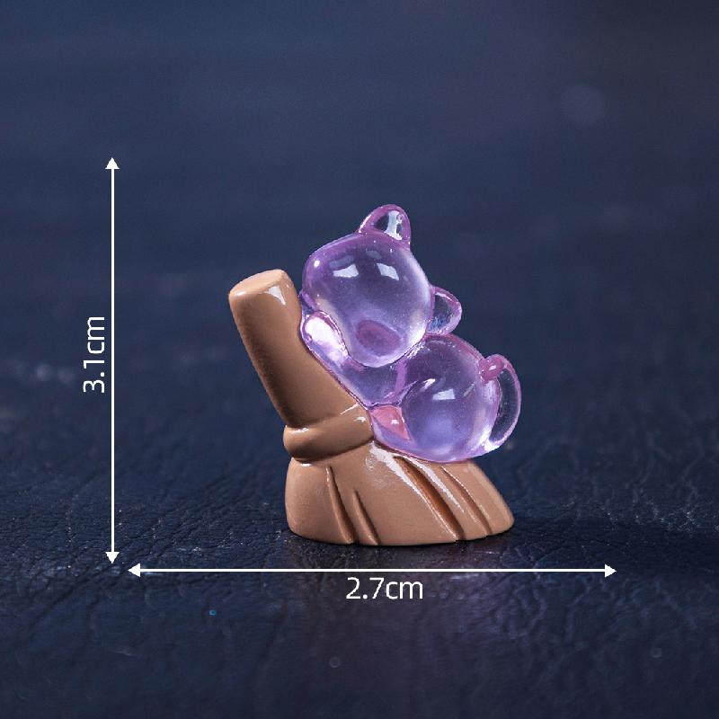 Tiểu cảnh ma xương phát sáng, Halloween DIY, phụ kiện bàn tiểu cảnh mini (ZC-571)