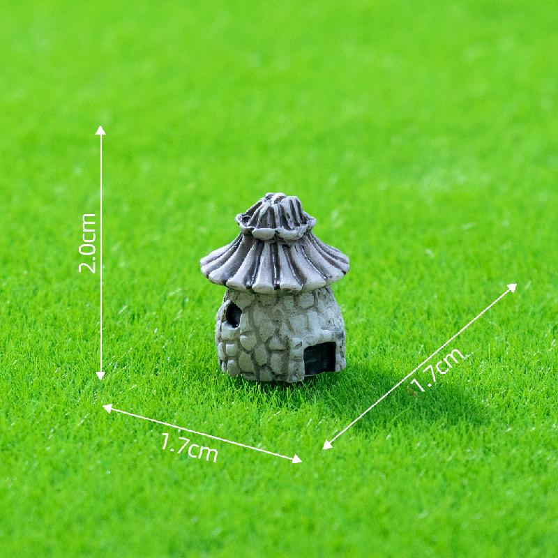 Tiểu cảnh nhà tranh tròn, phụ kiện trang trí cây cảnh DIY (ZC-530)