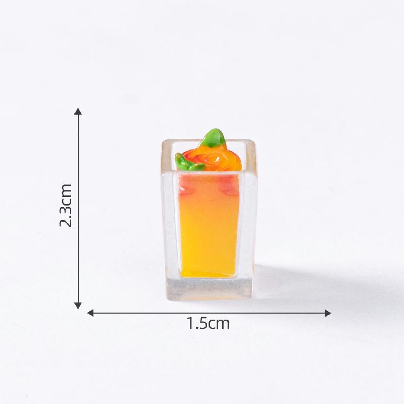 微景观创意仿真饮料冰沙食玩 DIY装饰品盲袋挂配件迷你微缩小摆件