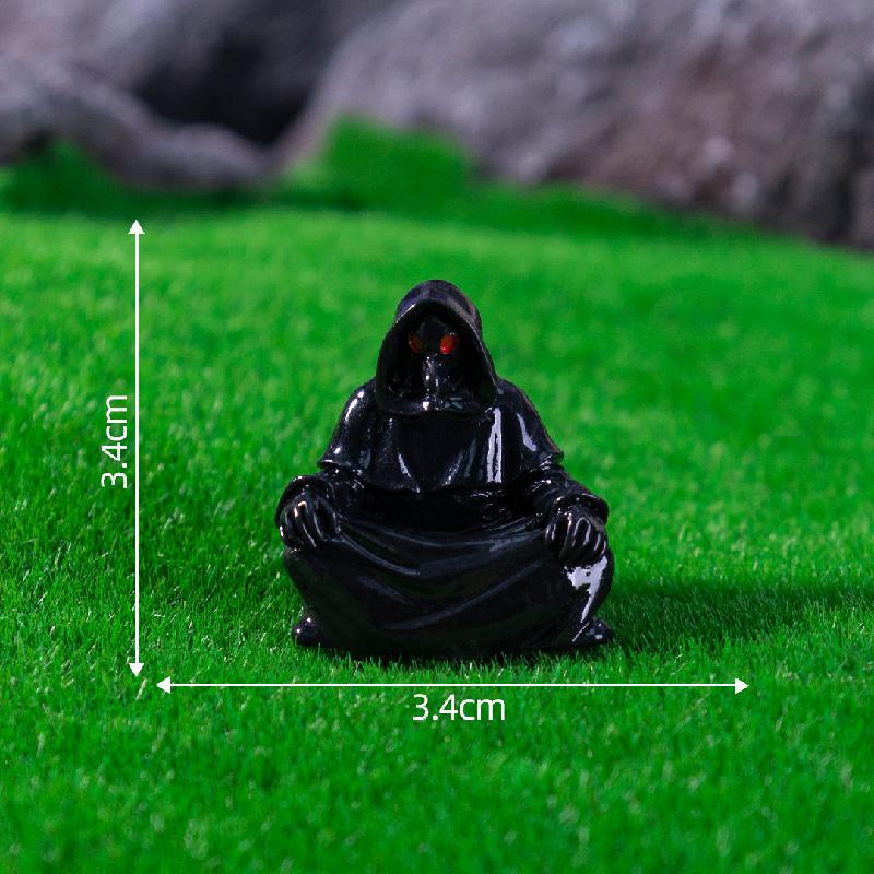 跨境外贸微景观创意万圣节骷髅木乃伊 DIY装饰品挂配件迷你小摆件