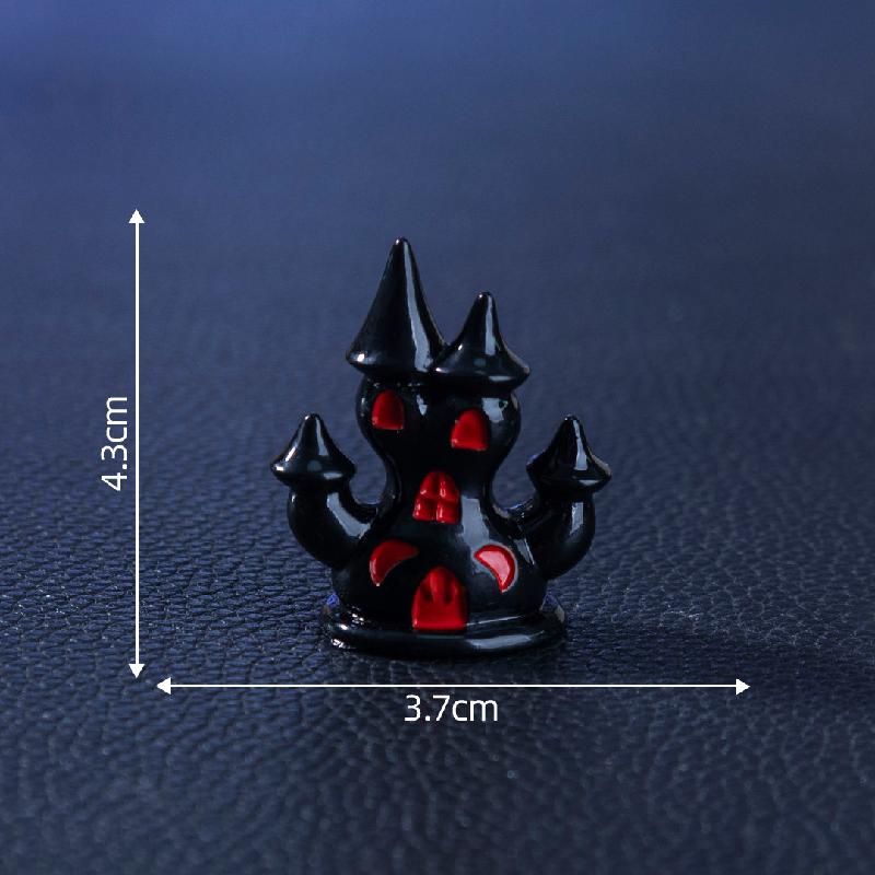 跨境新品微景观创意城堡南瓜万圣节造景DIY装饰品配件迷你小摆件