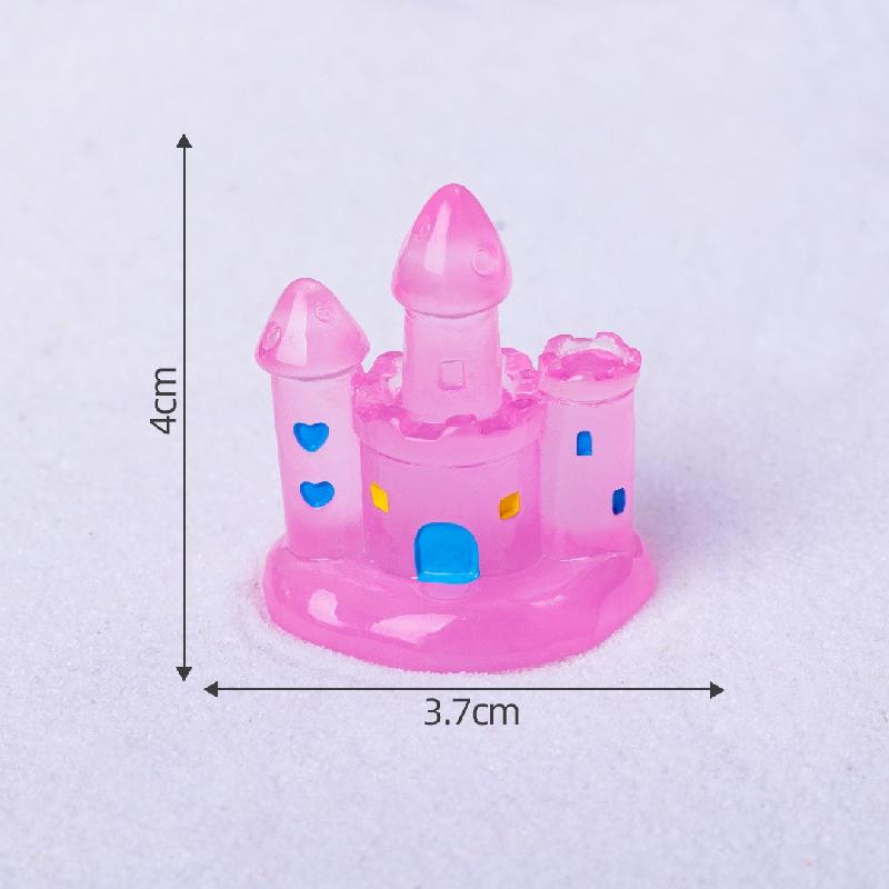 微景观创意梦幻星星月亮城堡蛋糕烘焙 DIY装饰配件迷你桌面小摆件