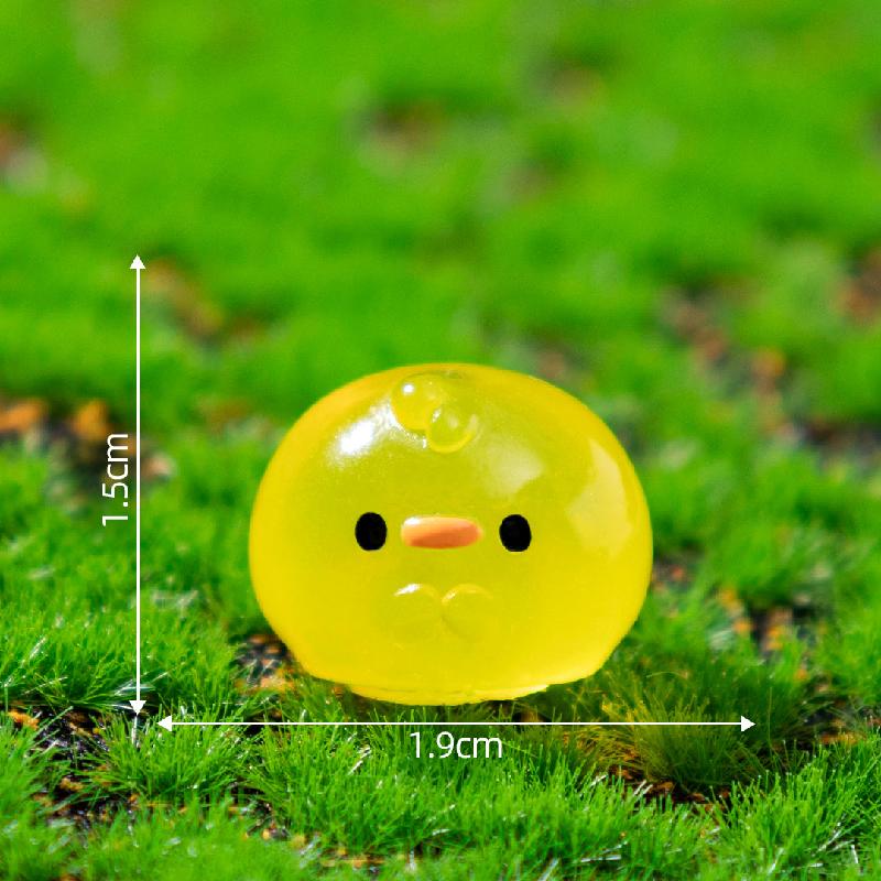 微景观创意夜光小动物团团萌粒园艺造景 DIY装饰品配件迷你小摆件