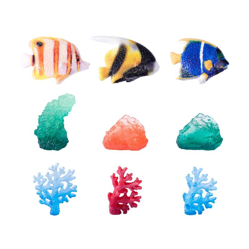跨境新品微景观创意珊瑚礁石海底配件 DIY海洋造景饰品迷你小摆件